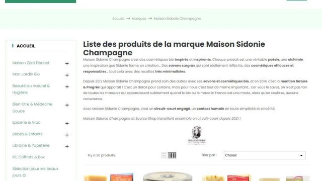 Bienvenue à Source Shop le magasin libre et indépendant