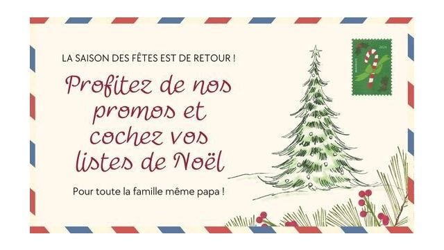 de -10 à 30 % pour vos cadeaux de Noël !