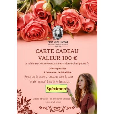 Carte cadeau à offrir - 100 €